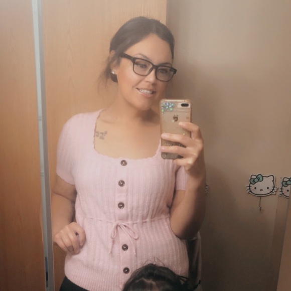 Torrid Vegan Cashmere square neck sweater - Picture 2 of 6